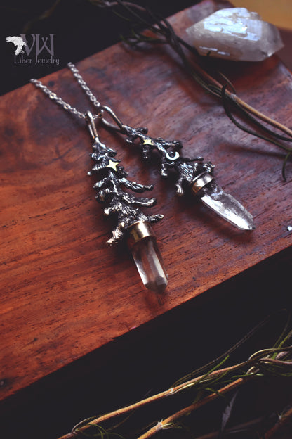 Magic pine quartz points