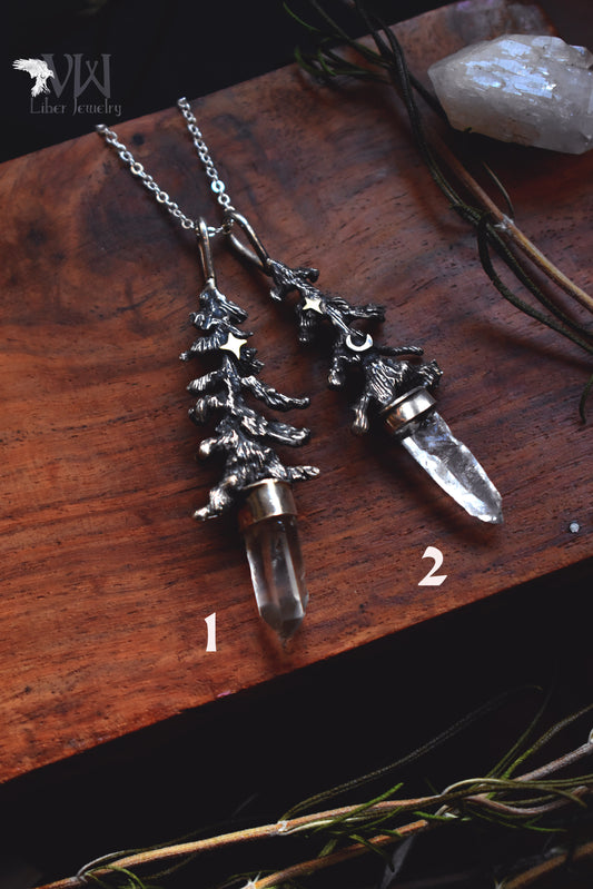 Magic pine quartz points