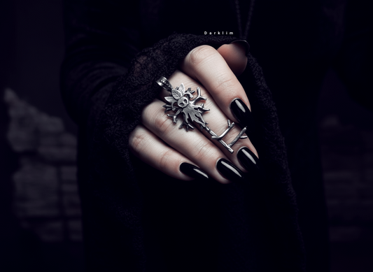 Mandrake Key – Solid 925 Silver Pendant